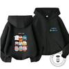 Trendy Kids Zipper Hooded Sweatshirt Cute Kawaii Winter Street Style Tops Crayon Shin Chan Children 3 14