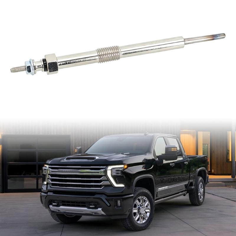 Cold-Start Engine Preheating Glow Plug with ABS Insulating Parts, Metal Heating Element and Threaded Mount, References 12639701 and 97364968 for Part