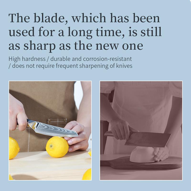 FINDKING 1pc Paring Knife 5 Inch Sharp Fruit Utility Knife, 10Cr15Mov 67 Layers Damascus Steel Knife For Carving And Peeling