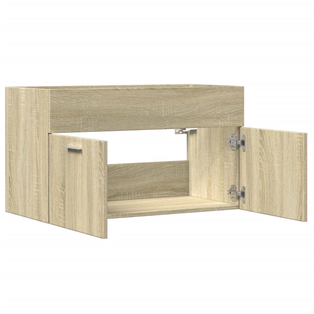 Washbasin Cabinet in Sonoma Oak 90 x 38.5 x 46 cm Particleboard