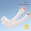 Unisex Ice Silk Sun Protection Arm Sleeves - Cooling UV Shield for Sports & Cycling