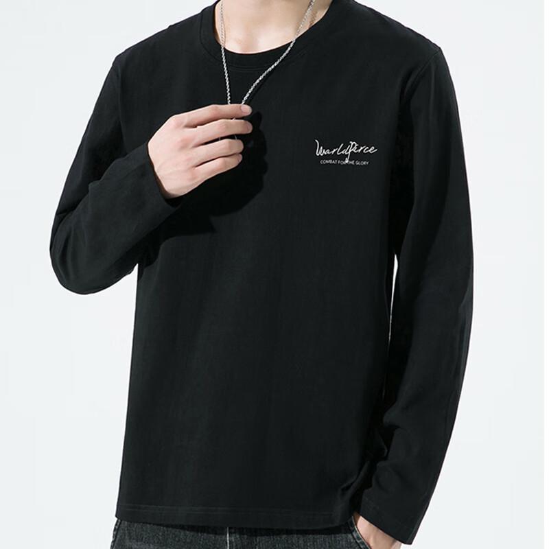 PLAYBOY Men's Pure Cotton Long Sleeve T-Shirt