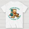I Read Books and I Meow Things Unisex 100% Cotton Summer Casual Cool Loose T-Shirt