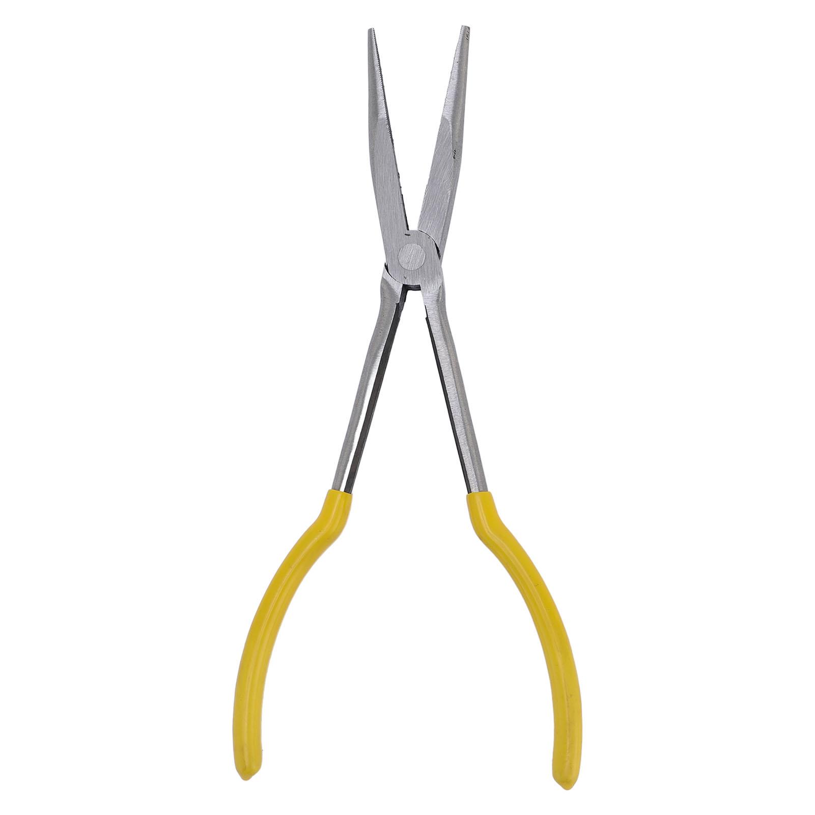 

11-дюймовые плоскогубцы с длинным носом и прецизионным эргономичным захватом, многофункциональные для работы в малом пространстве, для автомобиля