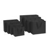 Black Kraft Paper Gift Bags with Handles