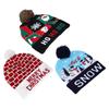 Christmas Knitted Soft Warm Winter Hat Light Hat for Children Adults Festivals Holiday Party