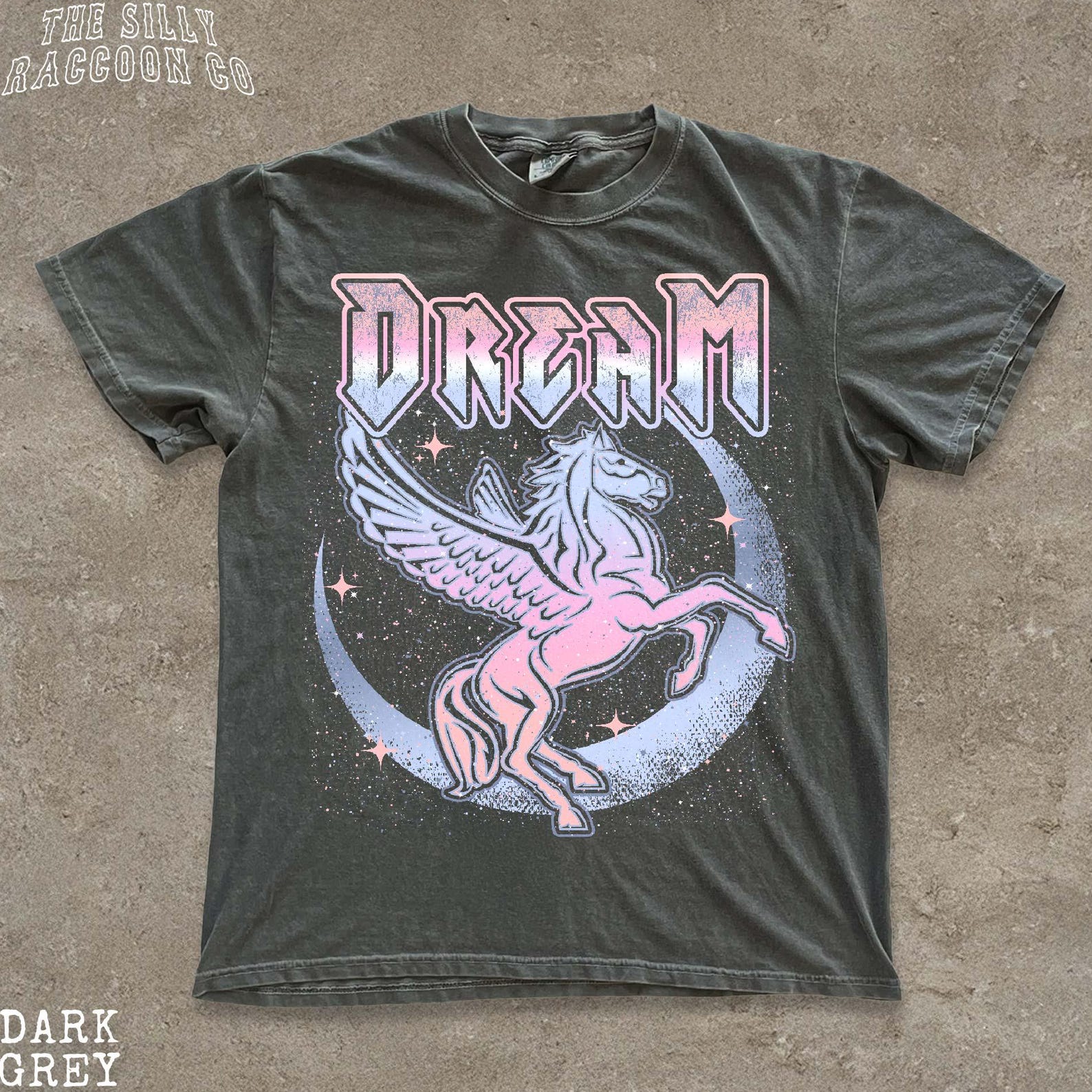 Retro Dream Pegasus T-Shirt - Vintage Fantasy Graphic Tee - Pastel Unicorn Pegasus Shirt - Retro Aesthetic Tee - Retro Cosmic Horse 4XL