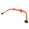 Ladder Roof Hook Aluminum Alloy Rust Resistant Stable Ladder Stabilizer for Height Work Orange