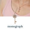 Monograph Barbara Necklace Mgnl0297 14K Gold Plated