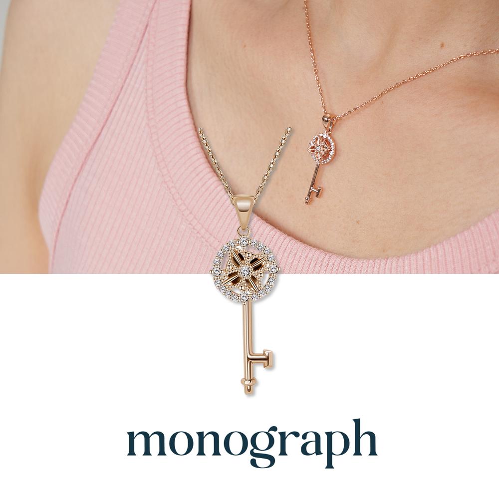 Monograph Barbara Necklace Mgnl0297 14K Gold Plated