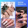 JTING Nail Art Professional 6 Colors Nail Gel Polish Glass Bottle Bright Color Collection UV Gel Nail Polish Soak off Salon