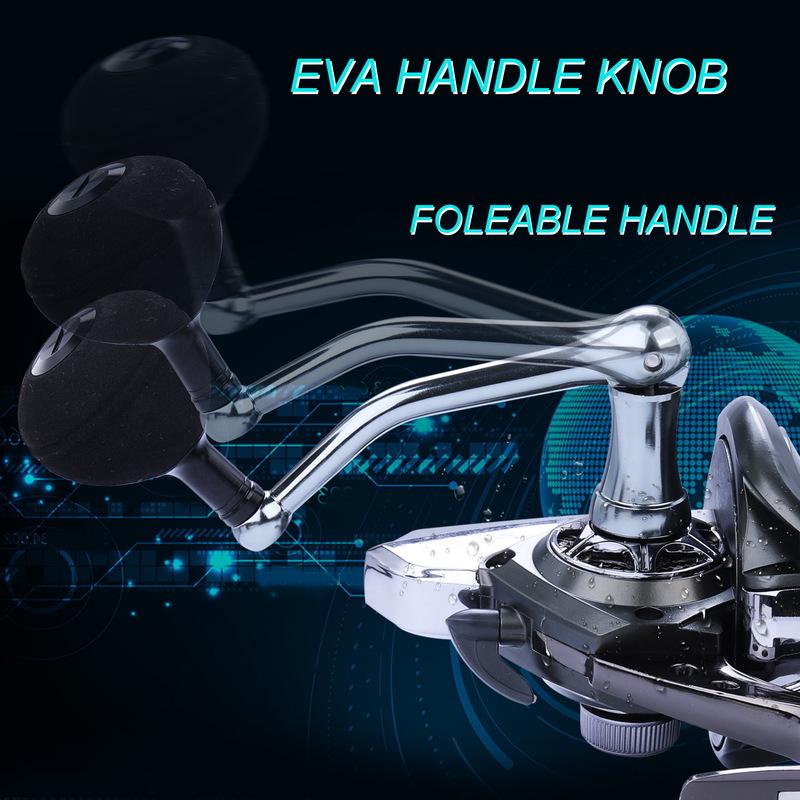 SOUGAYILANG Fishing Reel 10+1BB EVA Handle Sea Carp Spinning Reel Fishing Wheel 10000 Series Tackle