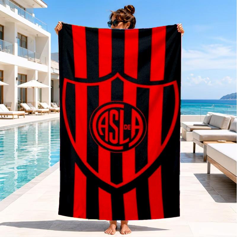 Club Atletico San Lorenzo  Beach Towel, Quick-drying, Easy To Care For, Suitable for Both Fitness and Beach Vacations,Sports Essential