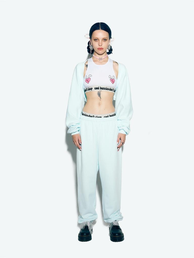 ASIF CALIE Ribbon Jogger Pants Skyblue