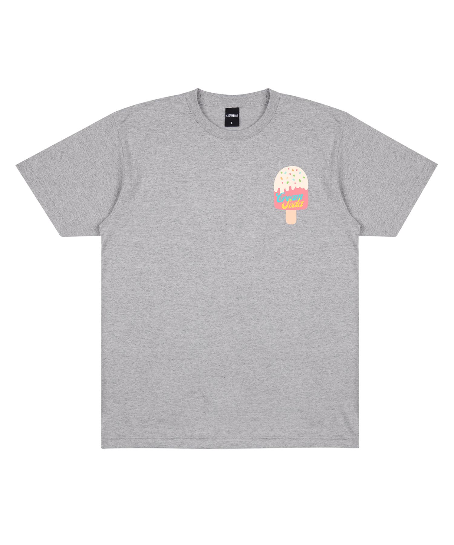 Cream Soda Lab Lab Ice Cream Short Sleeve T-Shirt Gray L