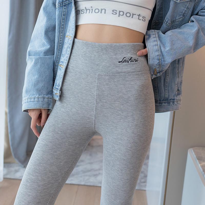 

Очень толстые леггинсы из овчины для женской верхней одежды осенью и зимой, с высокой посадкой и теплыми хлопковыми брюками с добавлением флиса и уплотнением XXL