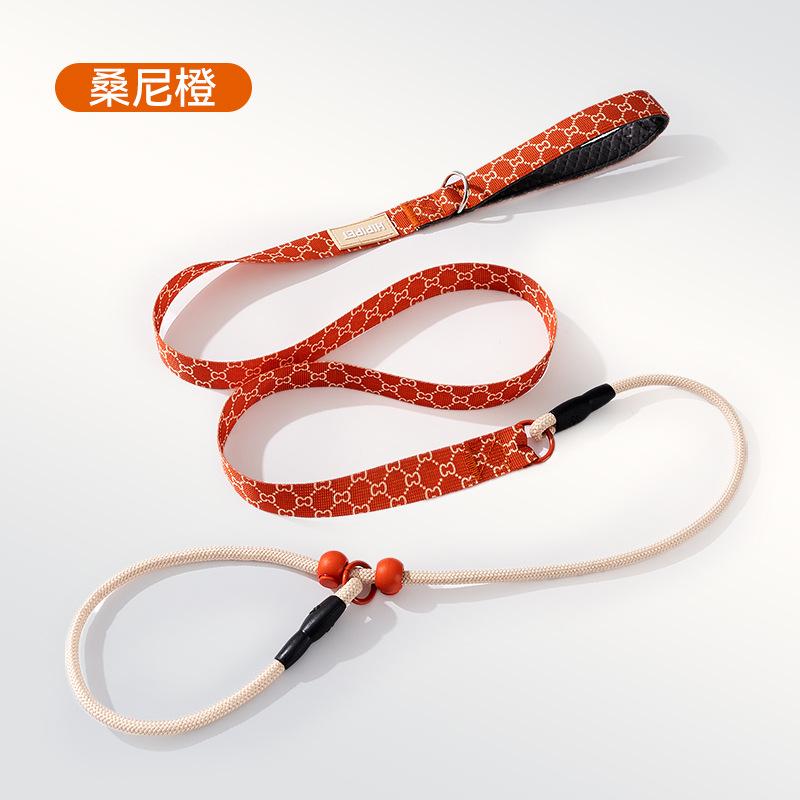 

Модная ручка для массажа при пресбиопии P-образный поводок Маленькая собака взрывозащищенный удар P-образная цепь Собачий поводок Собачья цепь Регулируемый поводок для питомца 1.5M