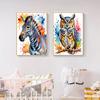 Watercolor Animal Series Diamond Painting Decoration Diy Full Rhinestone Eagle Raccoon Mosaic Cross Stitch Kit Gift