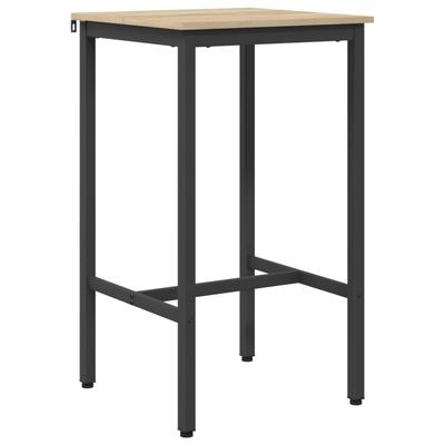 Bar Masası 52 x 52 x 90 cm Yonga Levha Sonoma Meşesi