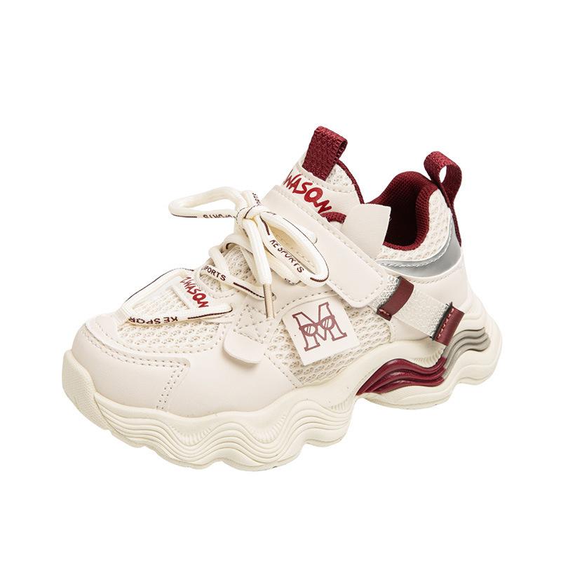 Children's sports shoes 2025 spring and autumn boys' casual board shoes high-top girls' bread shoes sports baby dad shoes