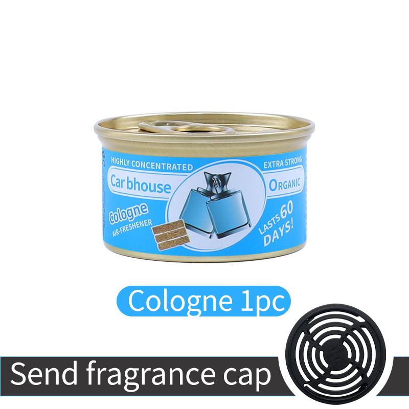 Bestseller Holzblock Dosenauto Aromatherapie, Auto Duftpaste, Deodorierender Lufterfrischer, Hochwertiges Festparfüm