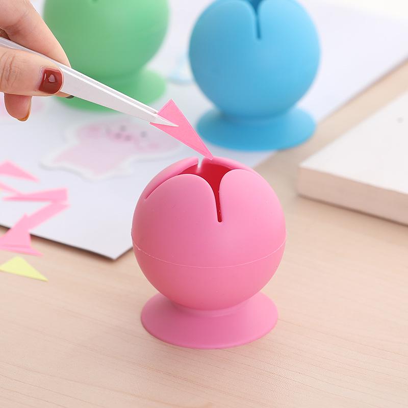 Silicone Suction Cup Scrap Collector for DIY Planting & Sticky Paper