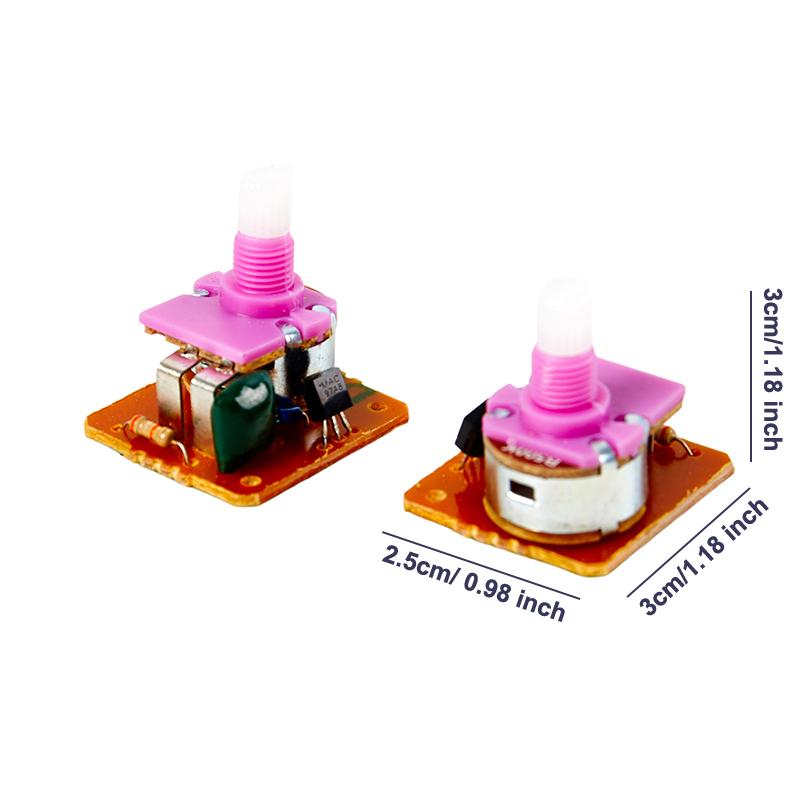 Interruttore Dimmer 220V Dimmer Lampada da Tavolo Parete Accessori per l'Illuminazione Potenziometri Regolabili Fai da Te Regola Temperatura Velocità Luce Potenziometro