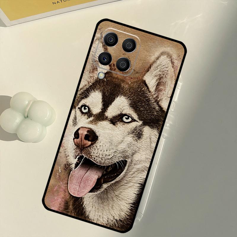 Siberian Husky Sled Dog For Samsung Galaxy M31 M16 M11 M21 M13 M33 M35 M53 M55 M15 M14 M34 M54 M12 M32 M52 M06 Case