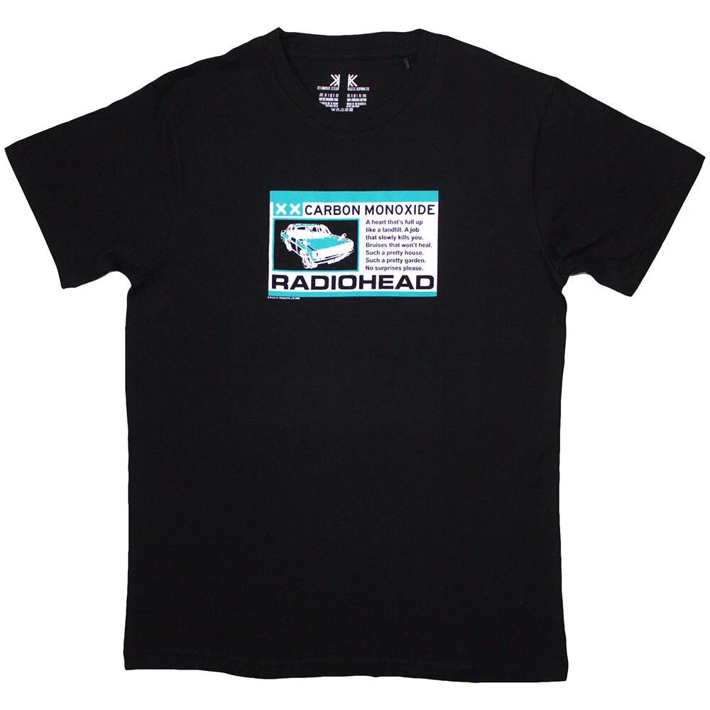 Authentic Radiohead Carbon Patch T-Shirt S-2XL NEW S
