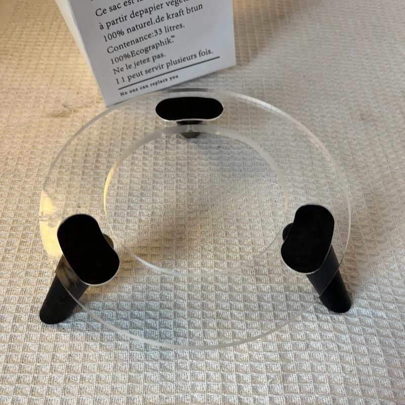 Harman Kardon Glazed Crystal Wood Anti-Slip Desktop Speaker Stand - Free Shipping & Ideal for Home Use
