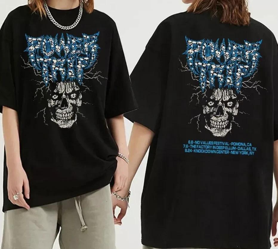 Power Trip 2024 Tour Shirt Band Fan Heavyweight T-Shirt Black Metal Tee Unisex 3XL