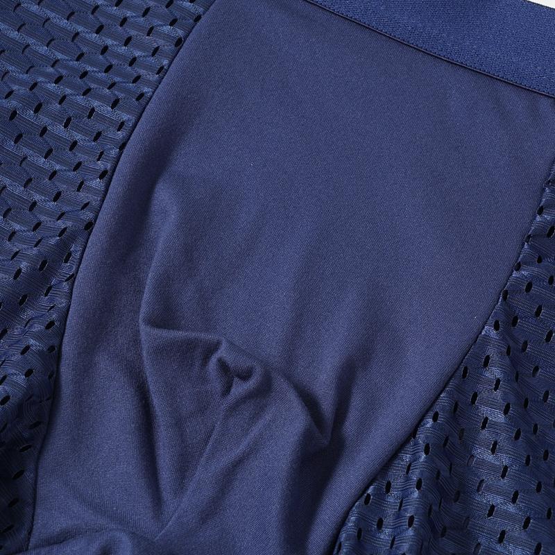 4 Pack Men's Panties Men Underwear Boxer Shorts Summer Ice Silk Mesh Breathable High Quality Hole Shorts Male Sexy Underpant
