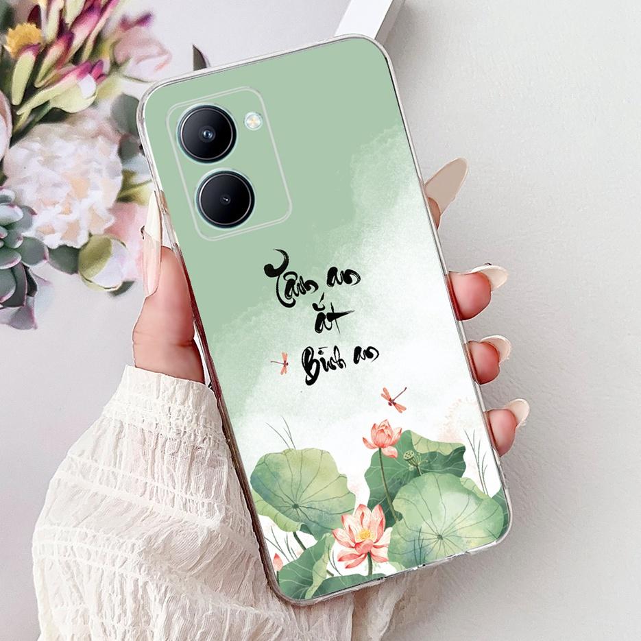 For Realme C33 2023 Case RMX3627 Colorful Flowers Painted Cover Soft Silicone Case For Realme C31 C 33 RealmeC31 RealmeC33 Shell