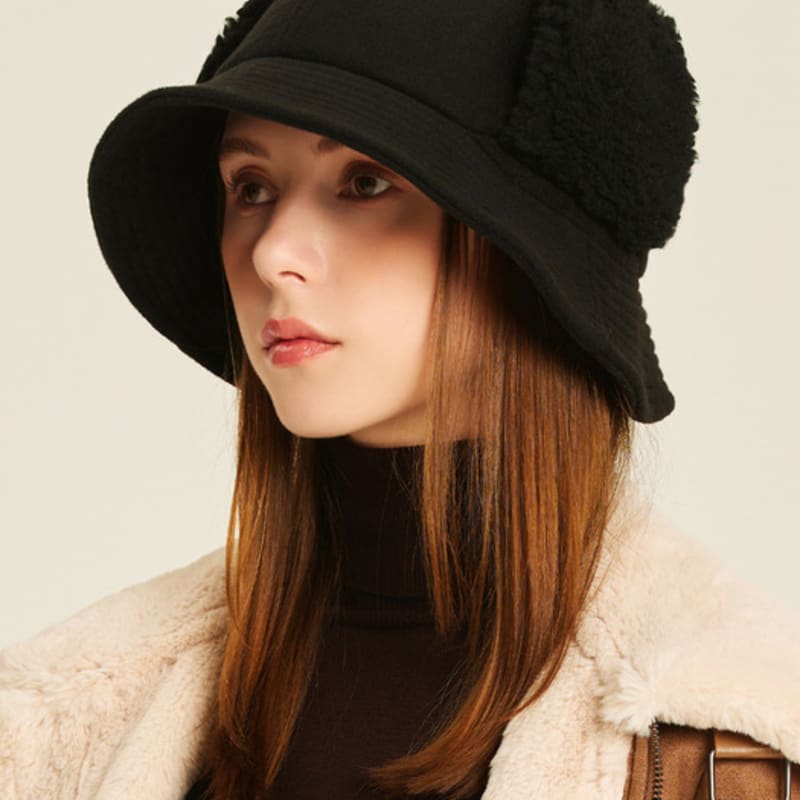 WHITE SANDS Haar Wollmischung Ohrenschützer Fischerhut McRae (5 Farben)