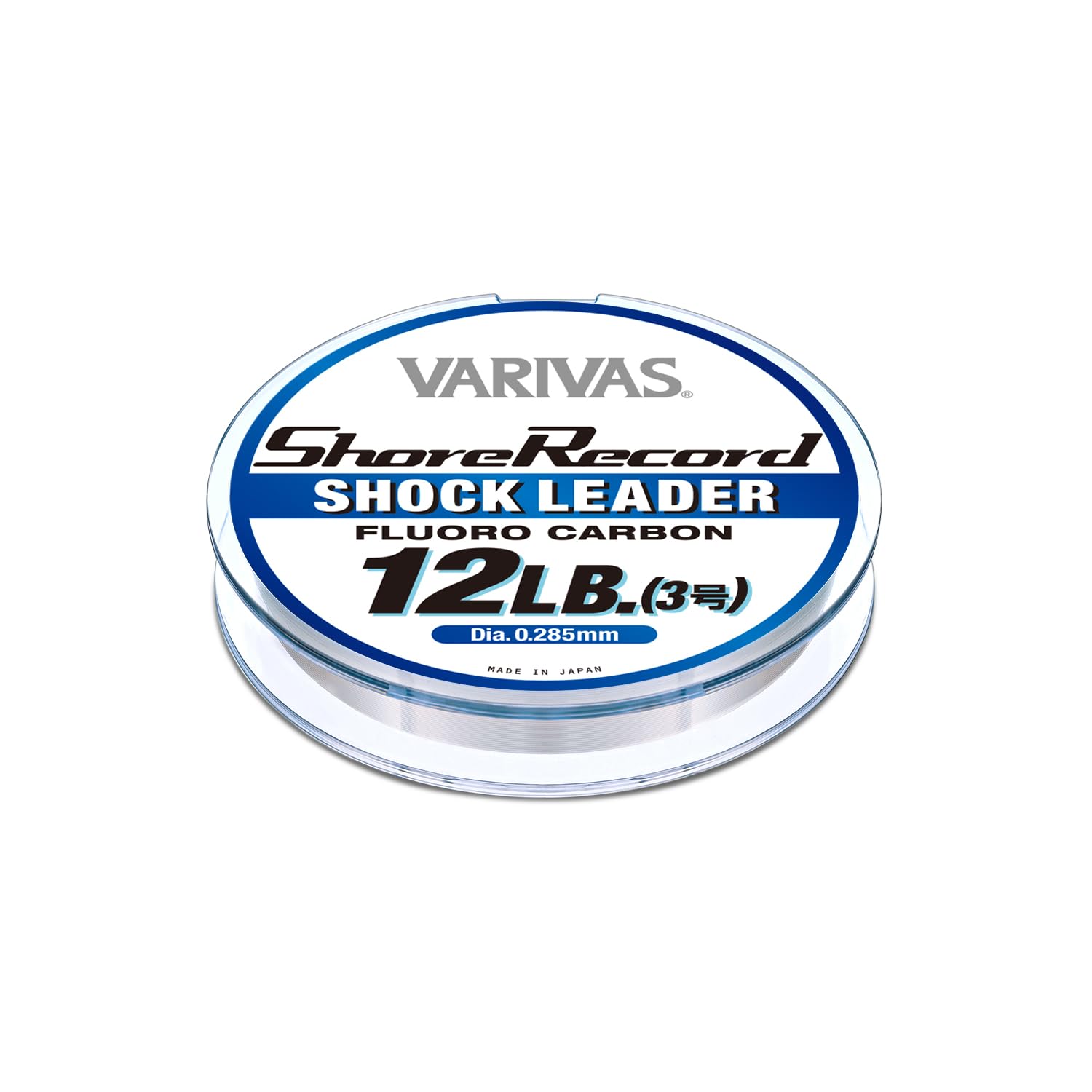 

VARIVAS Shore Record Shock 12lb Leader, Fluorocarbon, 30m, (3)