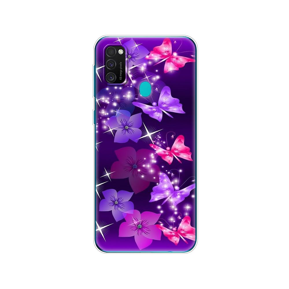 Pentru Samsung M21 Husa 6.4" Husa din silicon moale Tpu pentru Samsung Galaxy M21 M 21 SM-M215FZGUSER m215 Geanta din spate a telefonului Carcasa de protectie