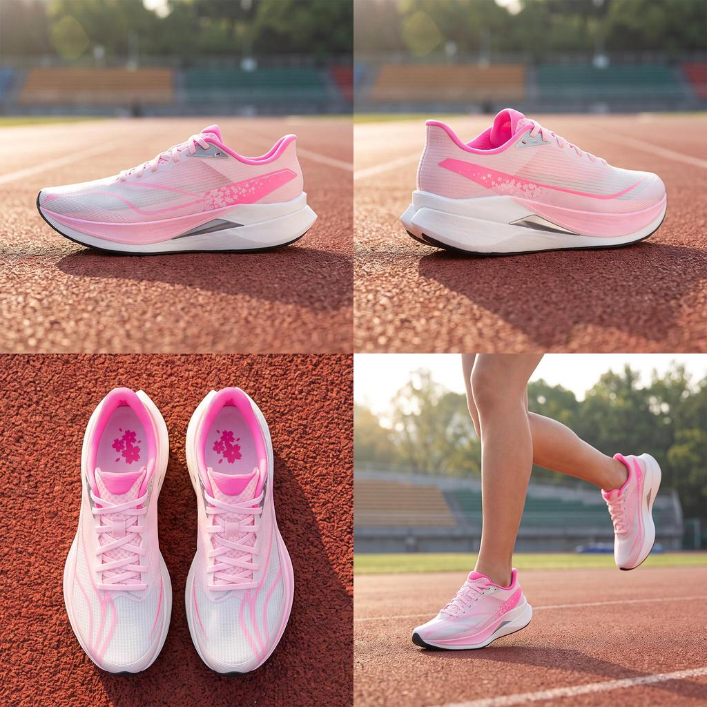 Li Ning Red Rabbit 9 Pro Laufschuhe Herren Sneaker Pink ARPW001-18