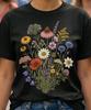 Wildflower Bouquet Shirt, Cottagecore Floral Tee, Vintage Botanical Shirt, Retro Flower Graphic Tee, Meadow Flowers Shirt, Nature Lover Gift