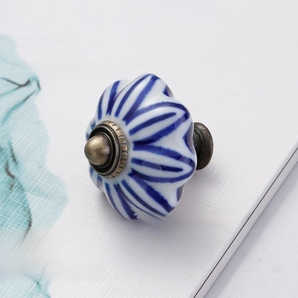 Ceramic Drawer Pulls Pumpkin Shape Furniture Knobs New Decorative Knobs Cabinet Hardware