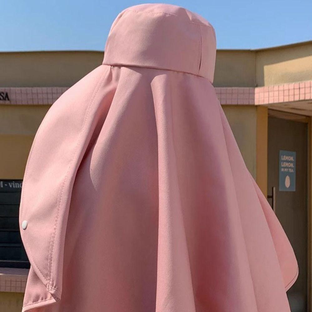 Anti-UV Fisherman Hat Neck Guard Shawl Sun Protection Cap New Sun Hat  Beach