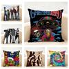GGrateful Dead Cushion Cover Linen Pillowcase Soft  for Sofa Bed Home Room Decor