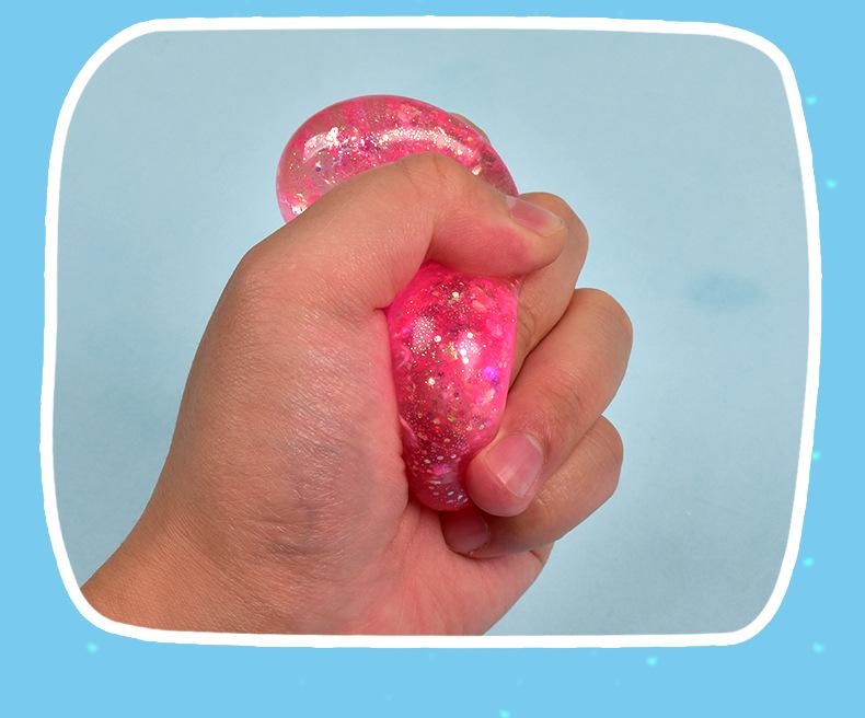 Maltose Cute Colorful Aurora Love Squeezing and Venting Toy Slow Rebound Stress Relieving Toy Adult Gift
