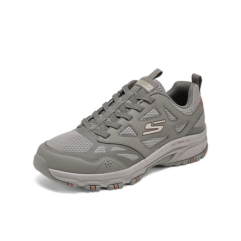 Skechers Outdoor Fashionable Comfortable Versatile Low-Top Outdoor Functional Shoes Men shoes Gray 237384-TPNT