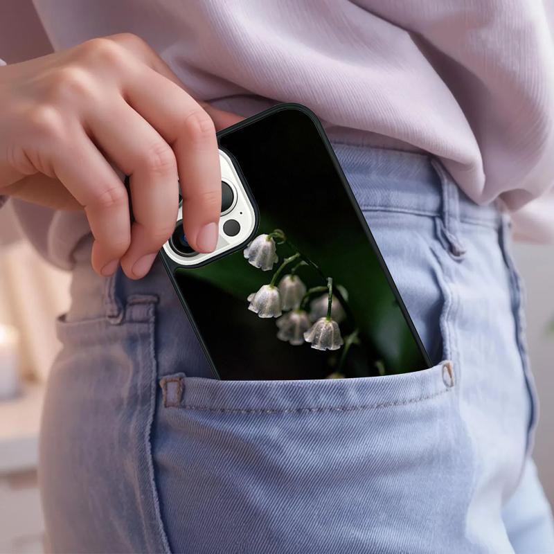 Lily of the Valley Flower Phone Case For iPhone 17 Air 15 16e 14 13 Pro Max Coque 12 11 Pro Max PLUS Cover