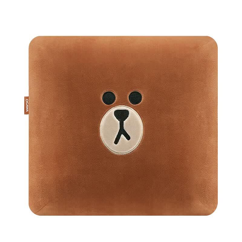 OGAWA LINE FRIENDS Подушка для массажа поясницы, штекер CN (адаптер в комплекте)