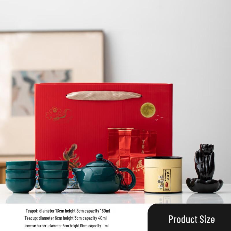 Qianli Jiangshan Ceramic Xishi Tea Set