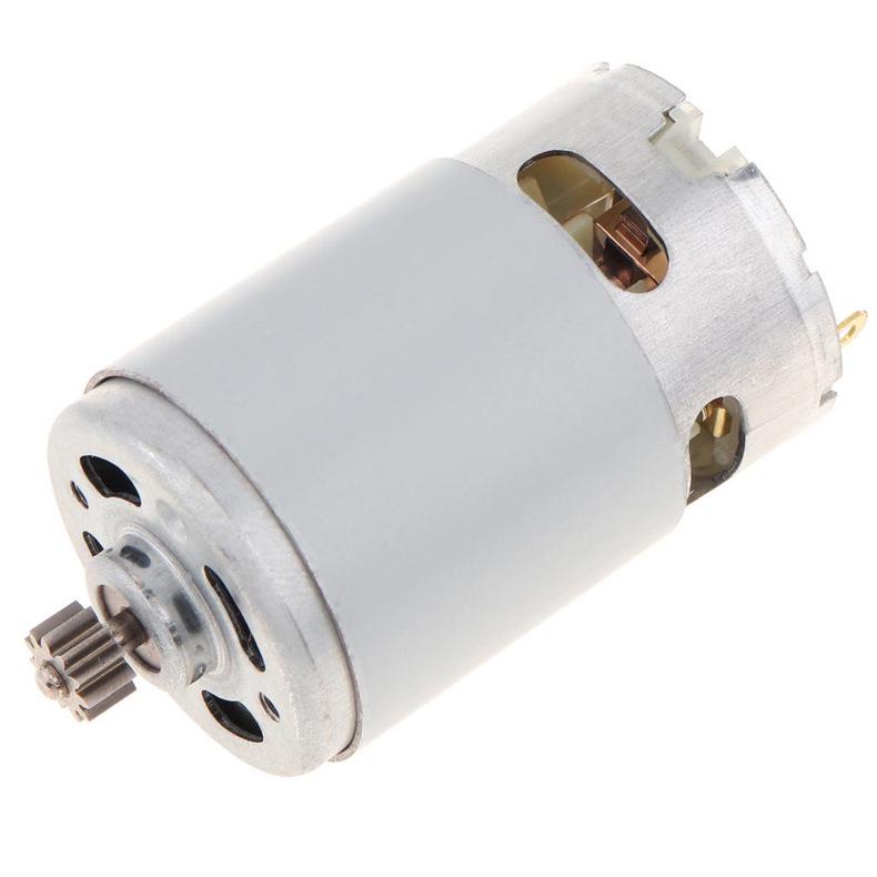 Motor DC RS550 de 11 Dentes para Furadeiras a Bateria de Lítio (10,8V-25V)