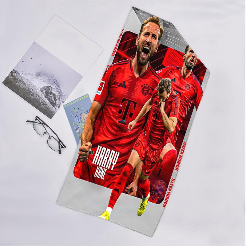 Harry Kane Fashion Beach Towel: Ideal for Summer Adventures Soft, Absorbent and Quick Drying Suitable for Swimming and Bathing