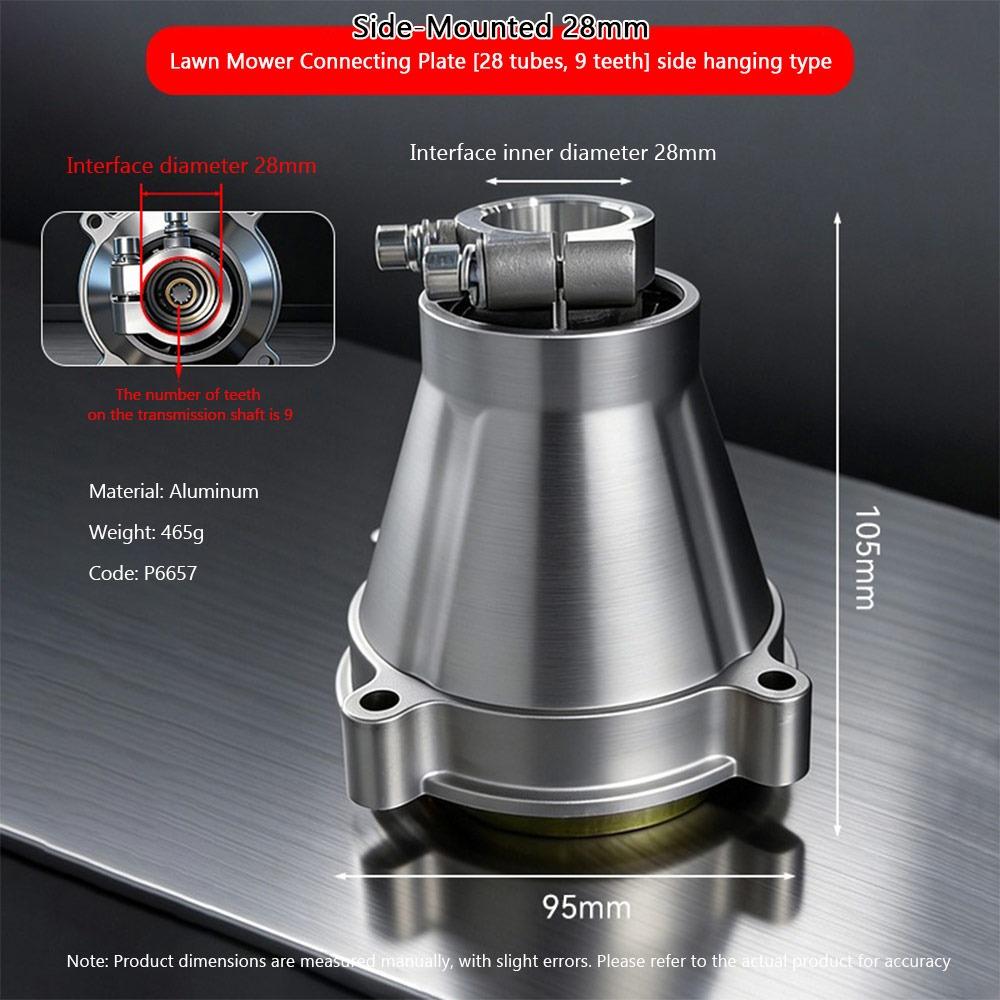 Thickened Connecting Plate Durable Pure Aluminum Coupler Wear Resistant Sturdy Adapter Plate Garden Tool Repair