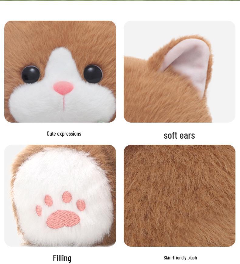 Adorable Dazed Meow Star Kitten Plush Toy – Soothing Companion for Children
